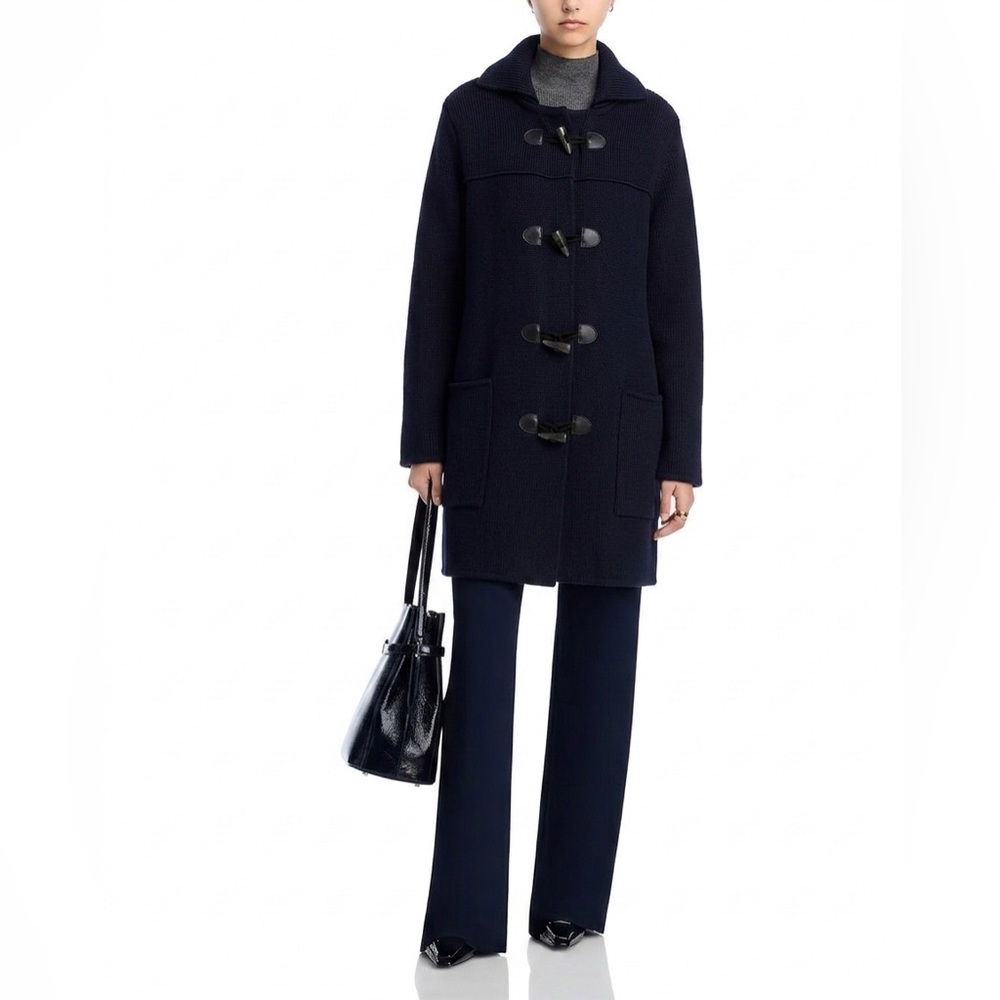 VINCE 100% Wool Toggle Coat Size L
